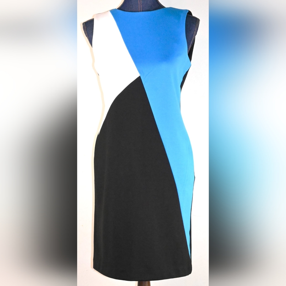 128.00 Premise Dress Colorblock Sheath NWT Women's Size 4 Business, Travel